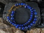 Natural Undyed Chilean Lapis Lazuli Gemstone Bracelet