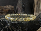 Natural Untreated Yellow Fluorite Bracelet (6mm)