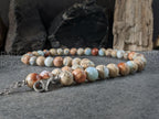 Natural Untreated Aqua Terra Jasper Necklace (10mm)
