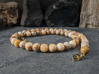 Natural Crazy Lace Agate Necklace (10mm)