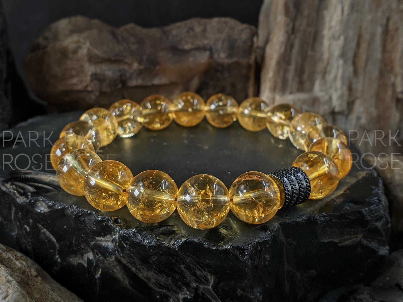 Natural Brazil Citrine Bracelet (10mm)