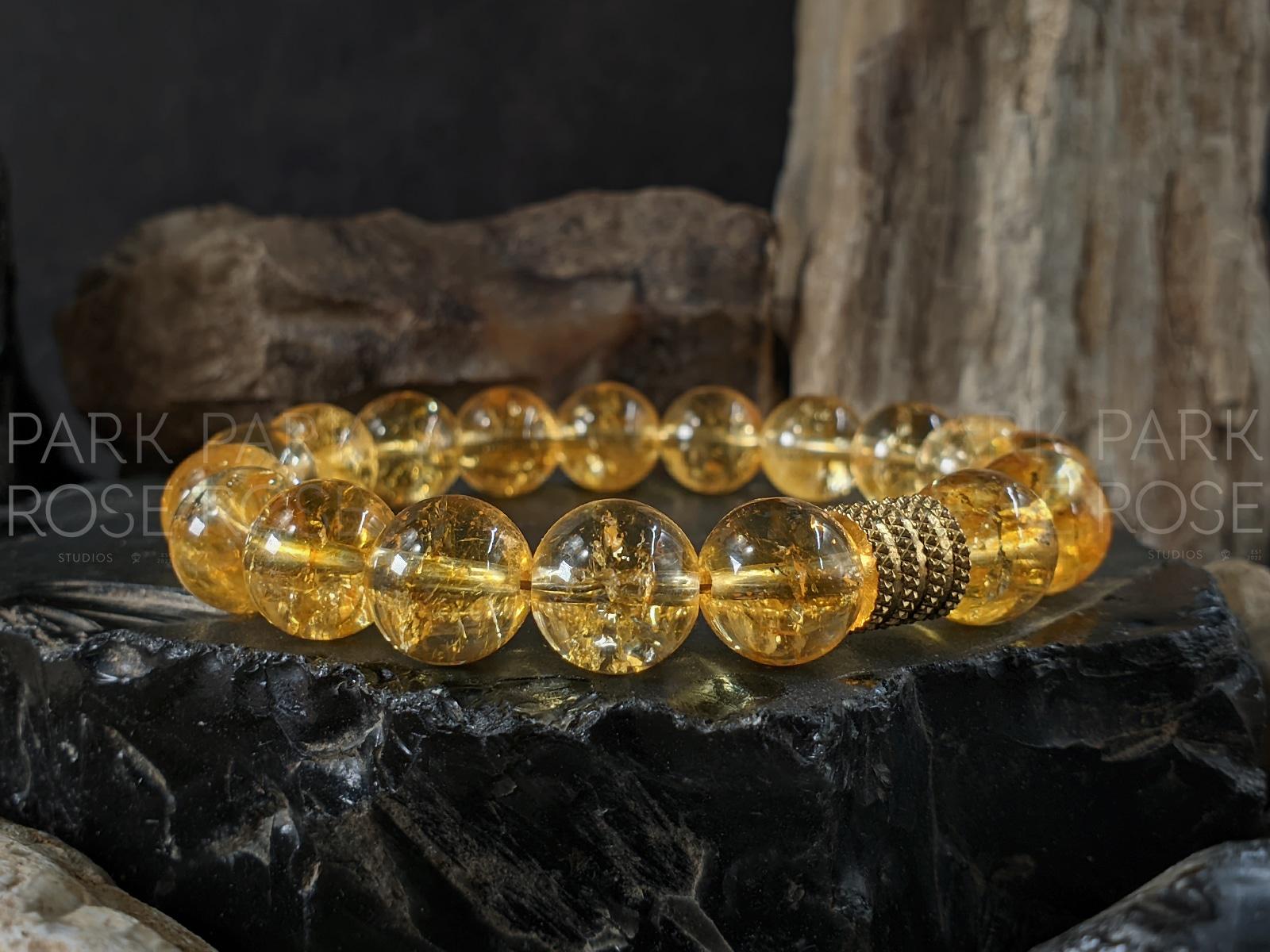 Natural Brazil Citrine Bracelet (10mm)