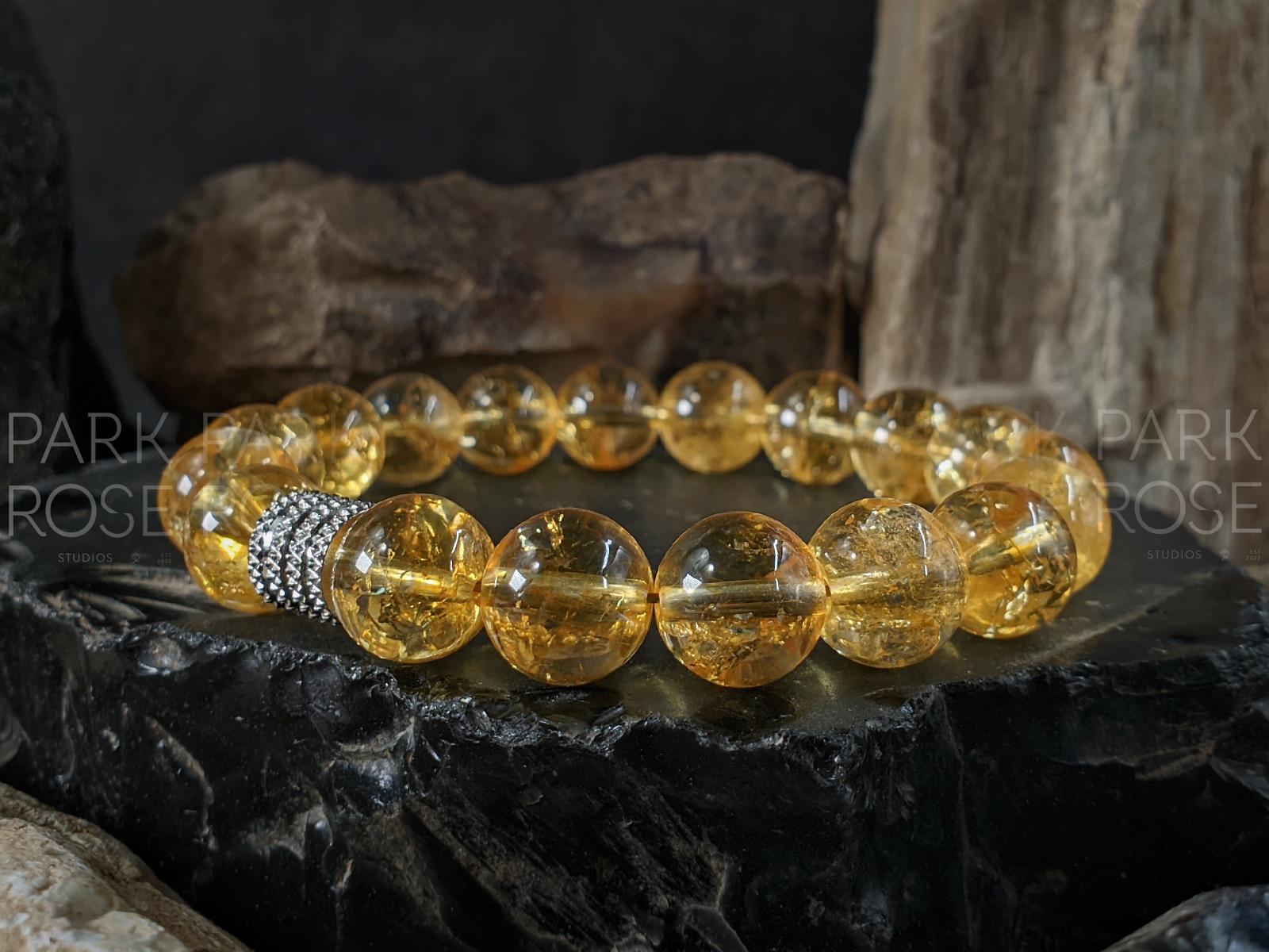 Natural Brazil Citrine Bracelet (10mm)