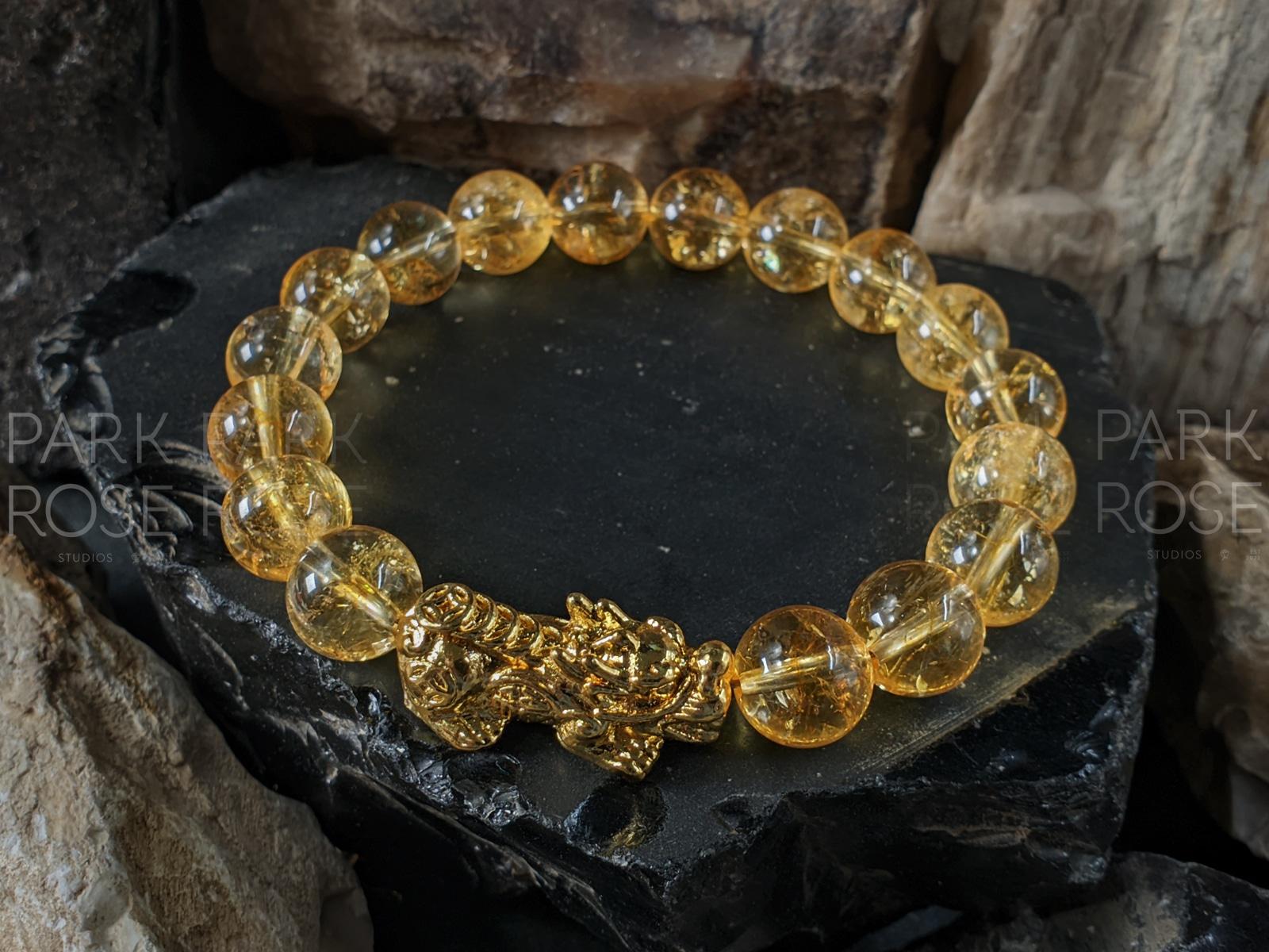 Natural Brazil Citrine Bracelet (10mm)