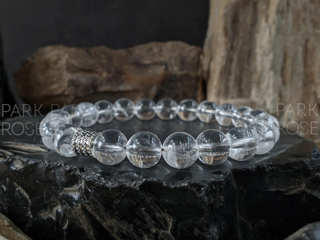 Natural Brazil Clear Quartz Crystal Bracelet (8mm)
