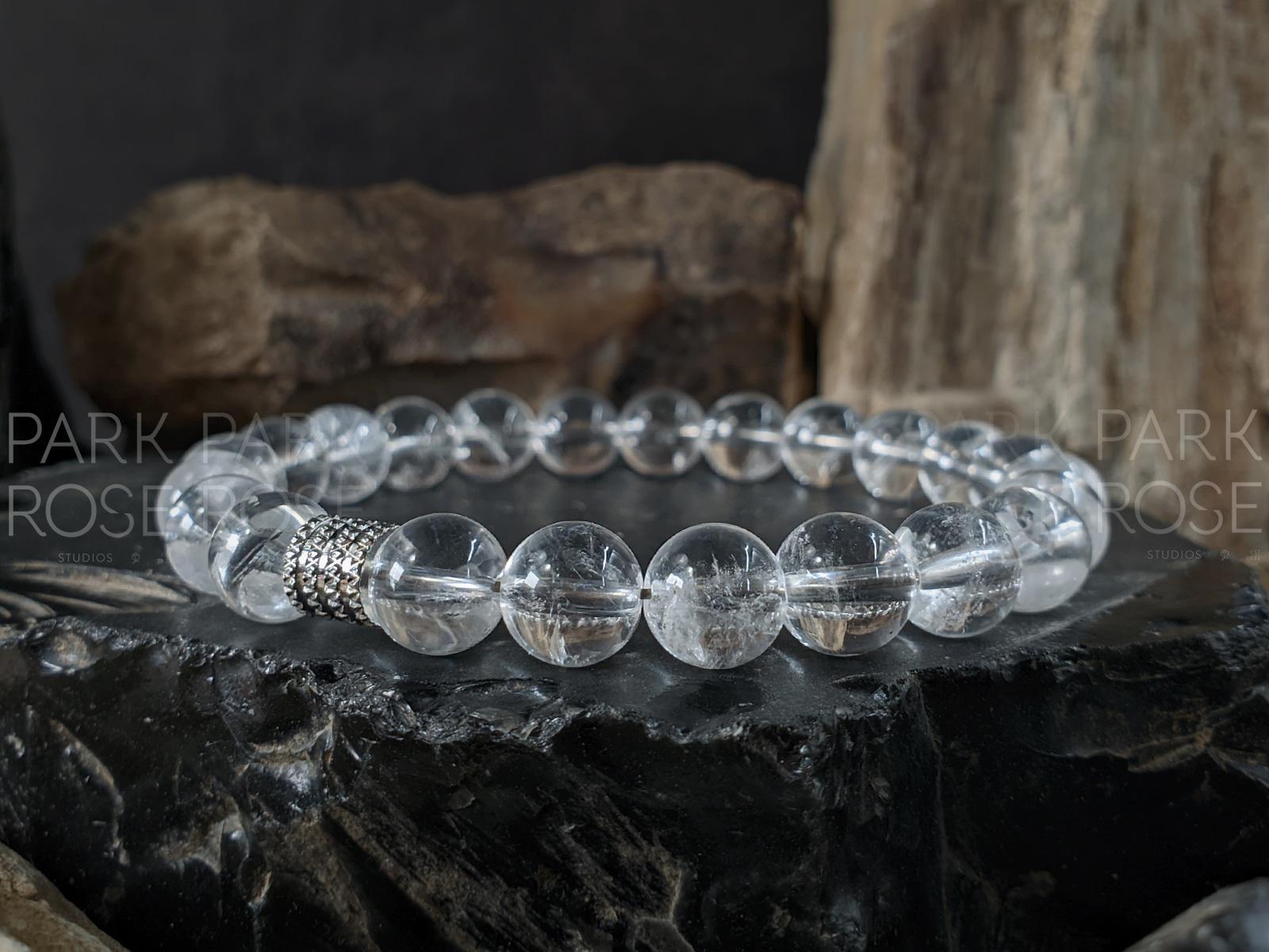 Natural Brazil Clear Quartz Crystal Bracelet (8mm)