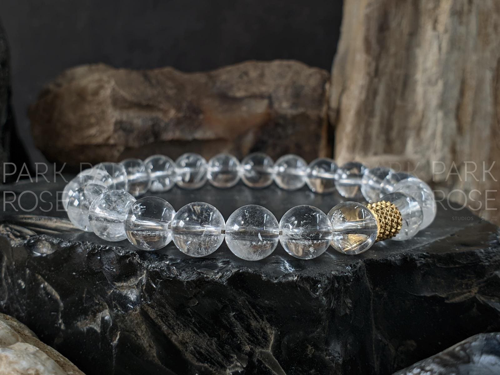 Natural Brazil Clear Quartz Crystal Bracelet (8mm)
