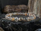 8mm Natural Natural Herkimer Diamond Bracelet