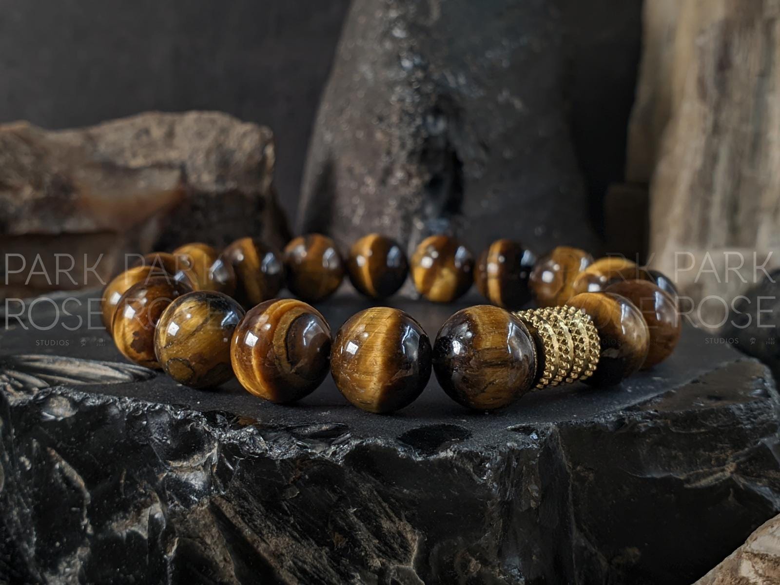 Natural Undyed South Africa Tiger's Eye Bracelet (6/8/10/12mm)