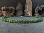 Natural Green Russian Siberian Jade Necklace (8mm)