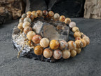 Natural Crazy Lace Agate Necklace (10mm)