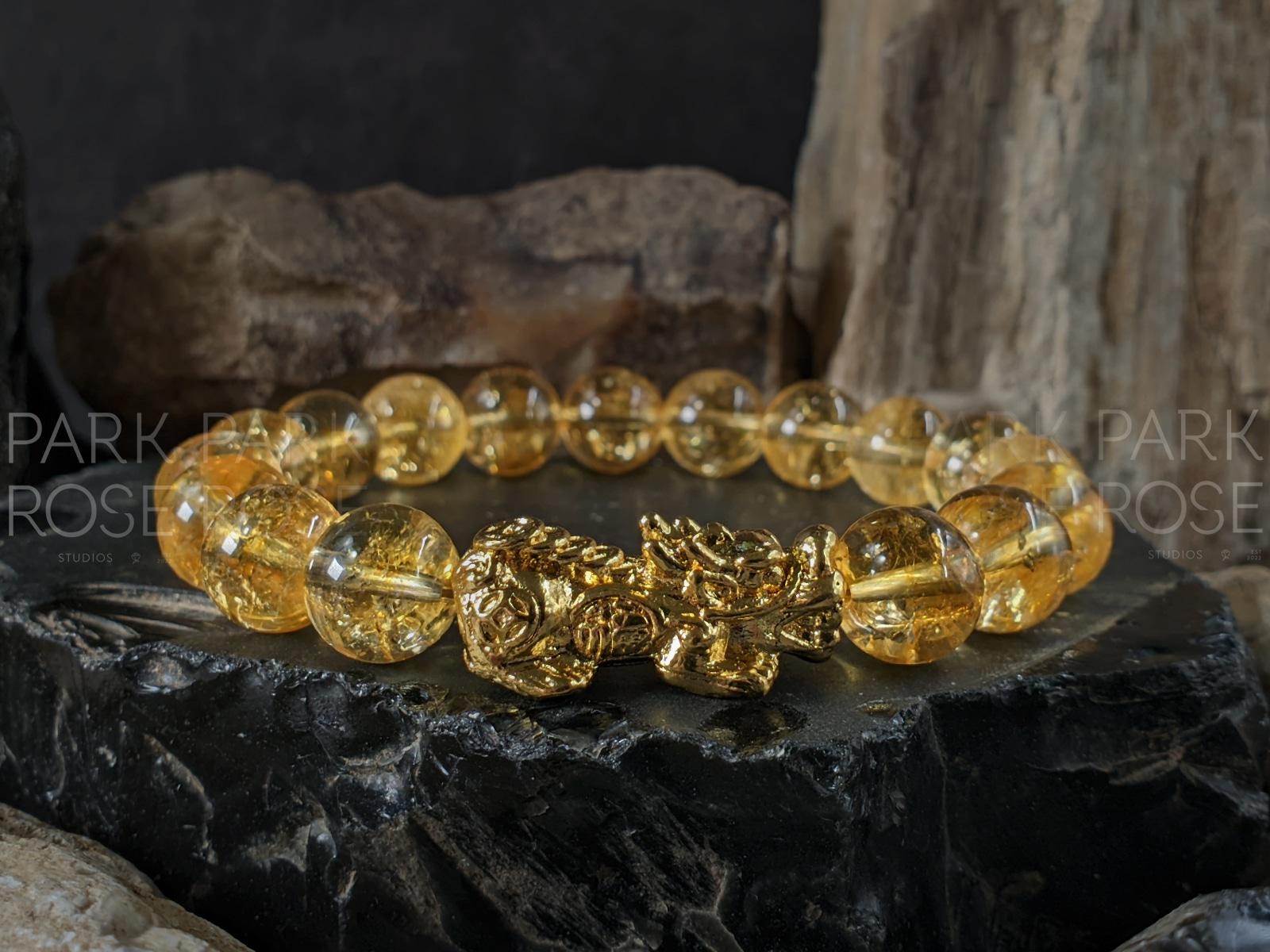 Natural Brazil Citrine Bracelet (10mm)