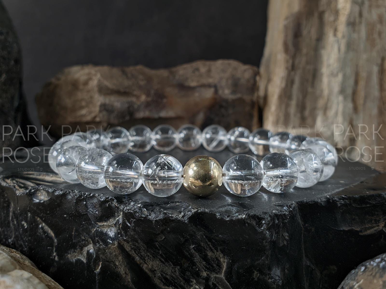 Natural Brazil Clear Quartz Crystal Bracelet (8mm)