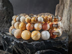 Natural Crazy Lace Agate Gemstone Bracelet (6/8/10mm)