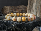 Natural Crazy Lace Agate Gemstone Bracelet (6/8/10mm)