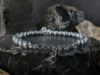 999 Silver Year of the Horse Gibeon Meteorite Bracelet