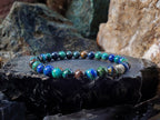 Phoenix Azurite Gemstone Bracelet (6/8/10mm)