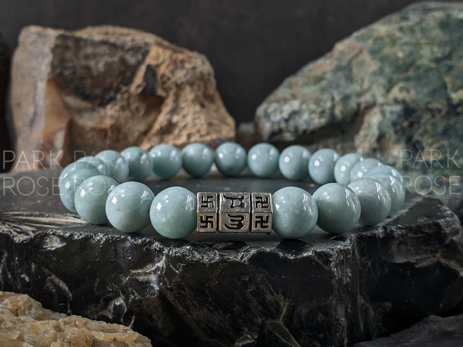 Natural Untreated Myanmar Jadeite Bracelet (8mm)