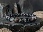 Calico Tourmaline Gemstone Bracelet (6/8/10mm)