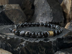 Calico Tourmaline Gemstone Bracelet (6/8/10mm)