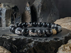 Calico Tourmaline Gemstone Bracelet (6/8/10mm)