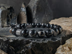 Calico Tourmaline Gemstone Bracelet (6/8/10mm)