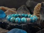 Lake Blue Sea Sediment Jasper Bracelet (6/8/10mm)