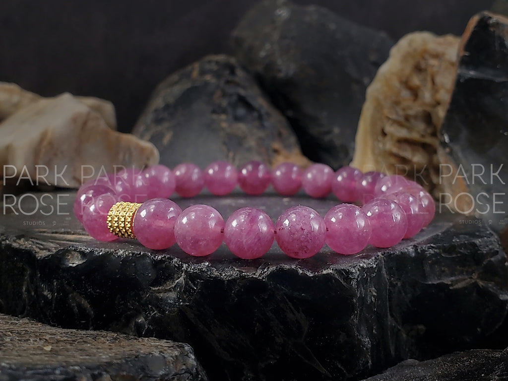 Purple Lepidolite Bracelet