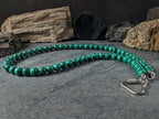 Congo Malachite Carabiner Necklace (8mm)