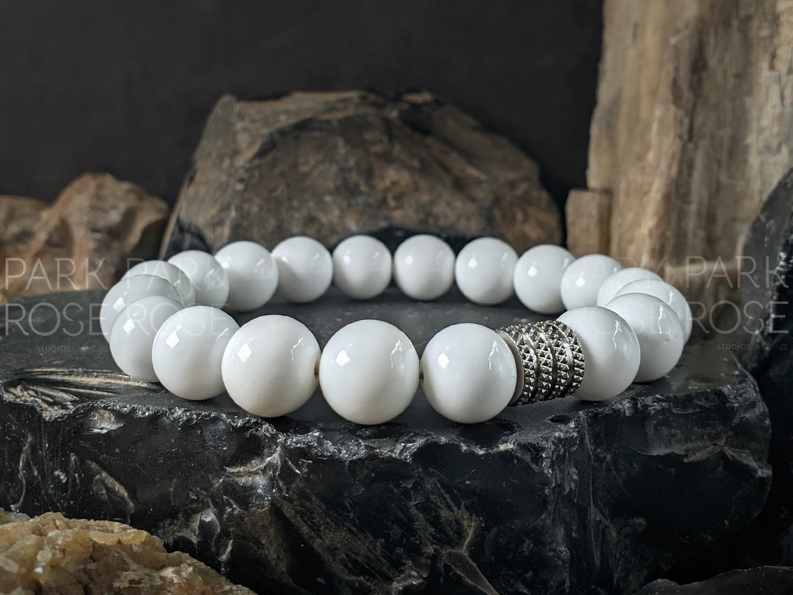White Coral Beaded Bracelet (6/8/10mm)
